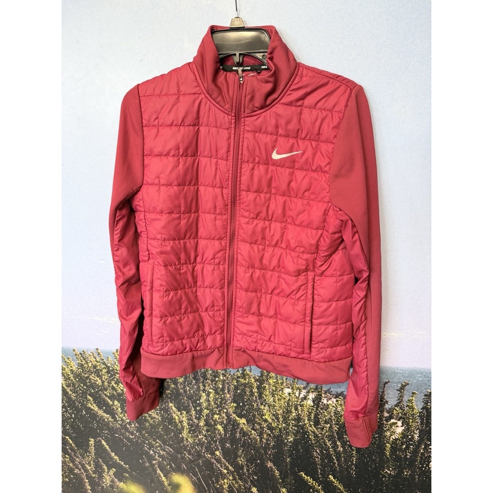 Nike Therma-FIT Synthetic Fill Running Jacket Red Size M